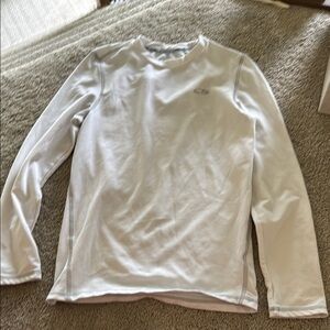 Champion Duo Dry White Long Sleeve Shirt